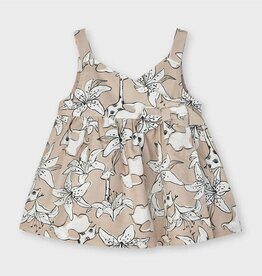 Mayoral Patterned Linen Blouse