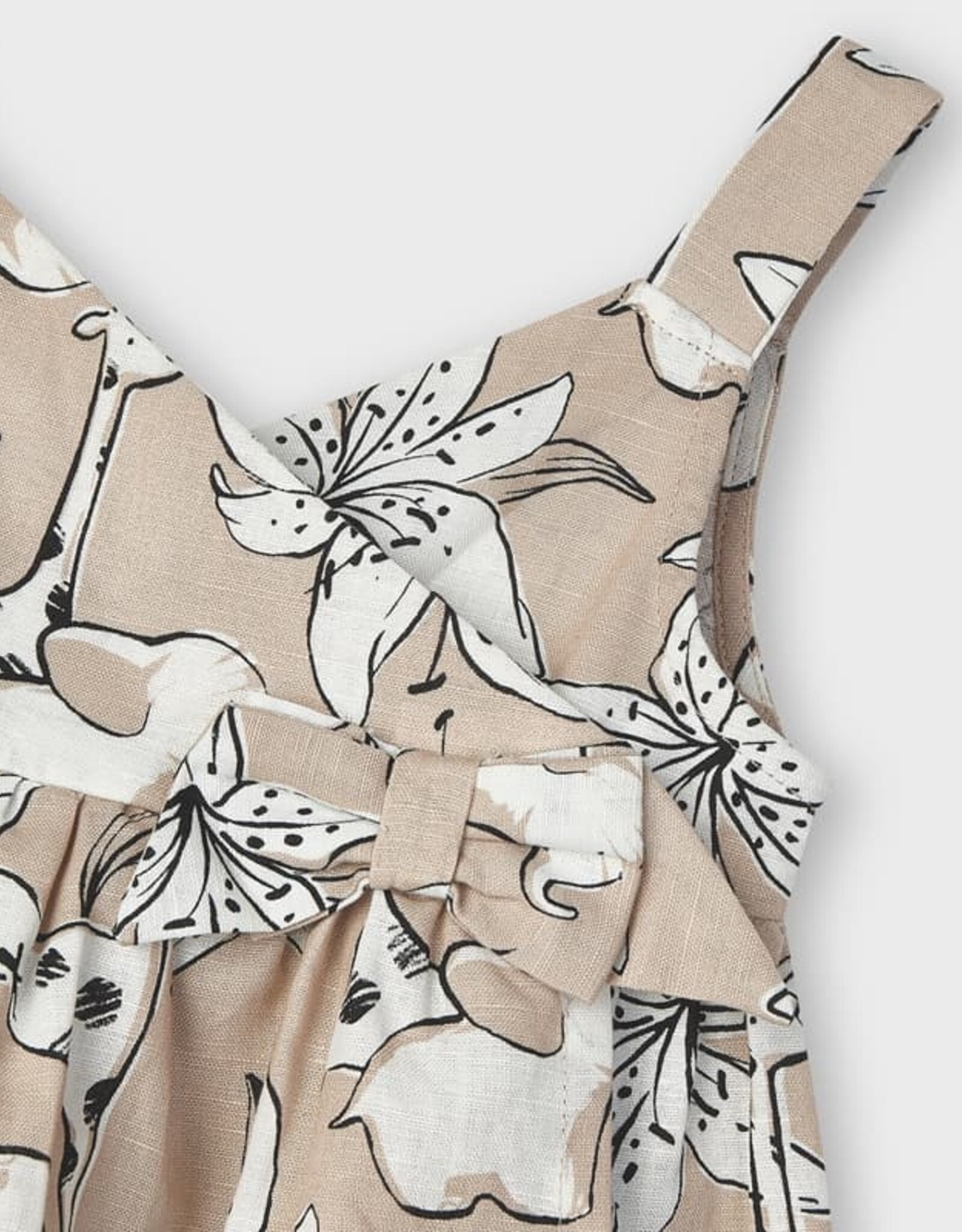 Mayoral Patterned Linen Blouse