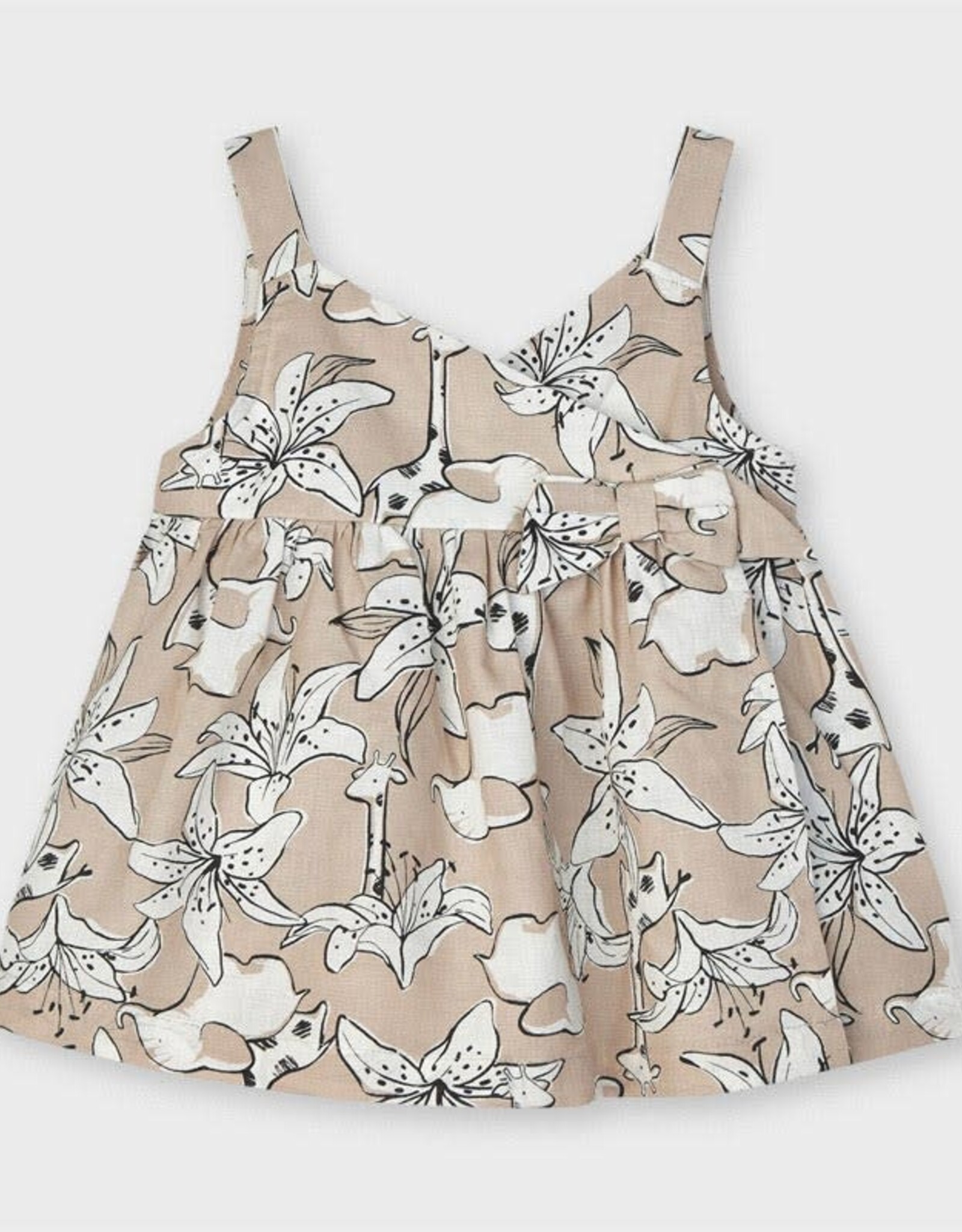 Mayoral Patterned Linen Blouse