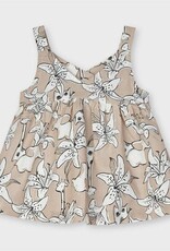 Mayoral Patterned Linen Blouse