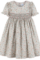 Casero Emerald Half Smock Dress