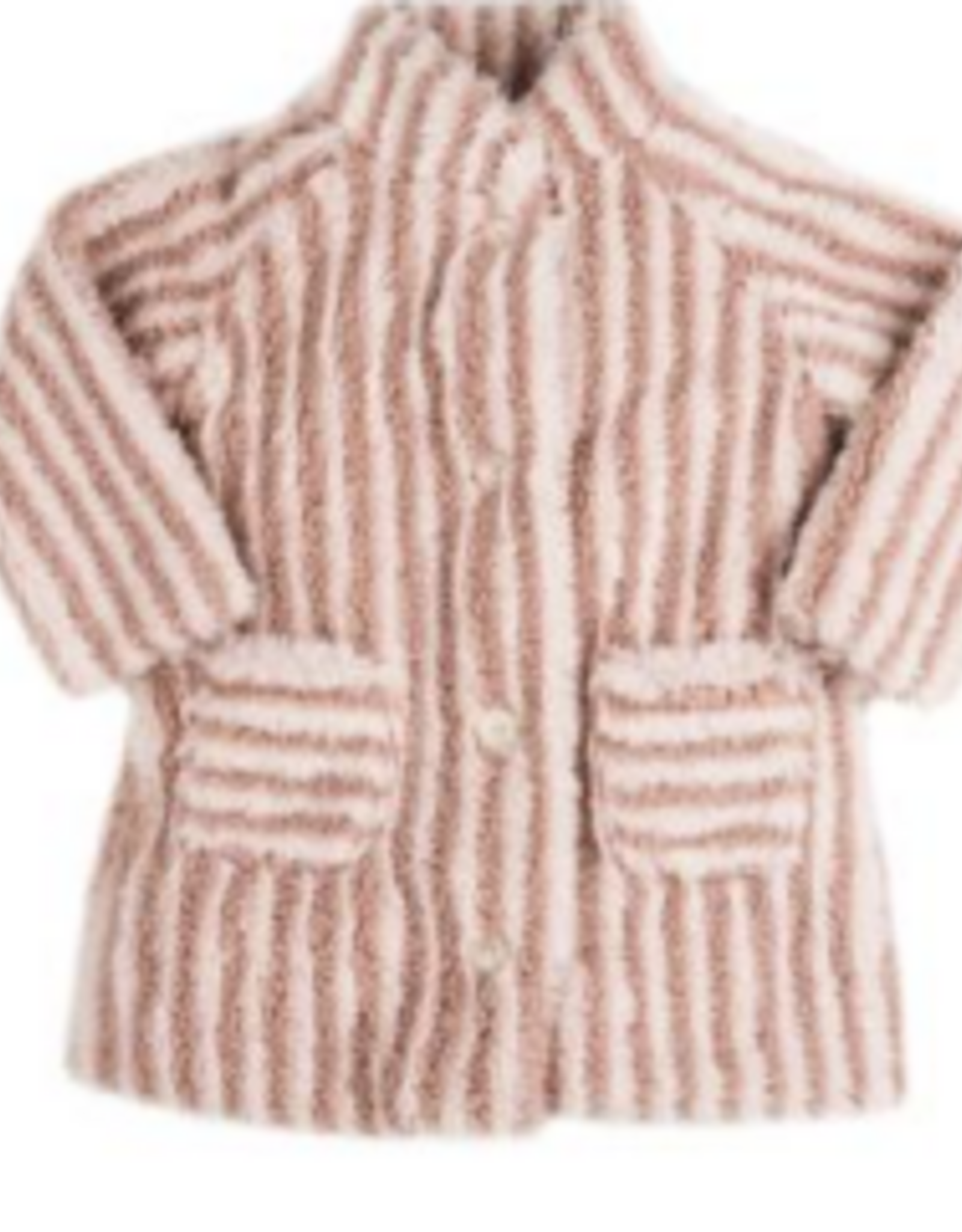 EMC Pink Striped Chenille Coat