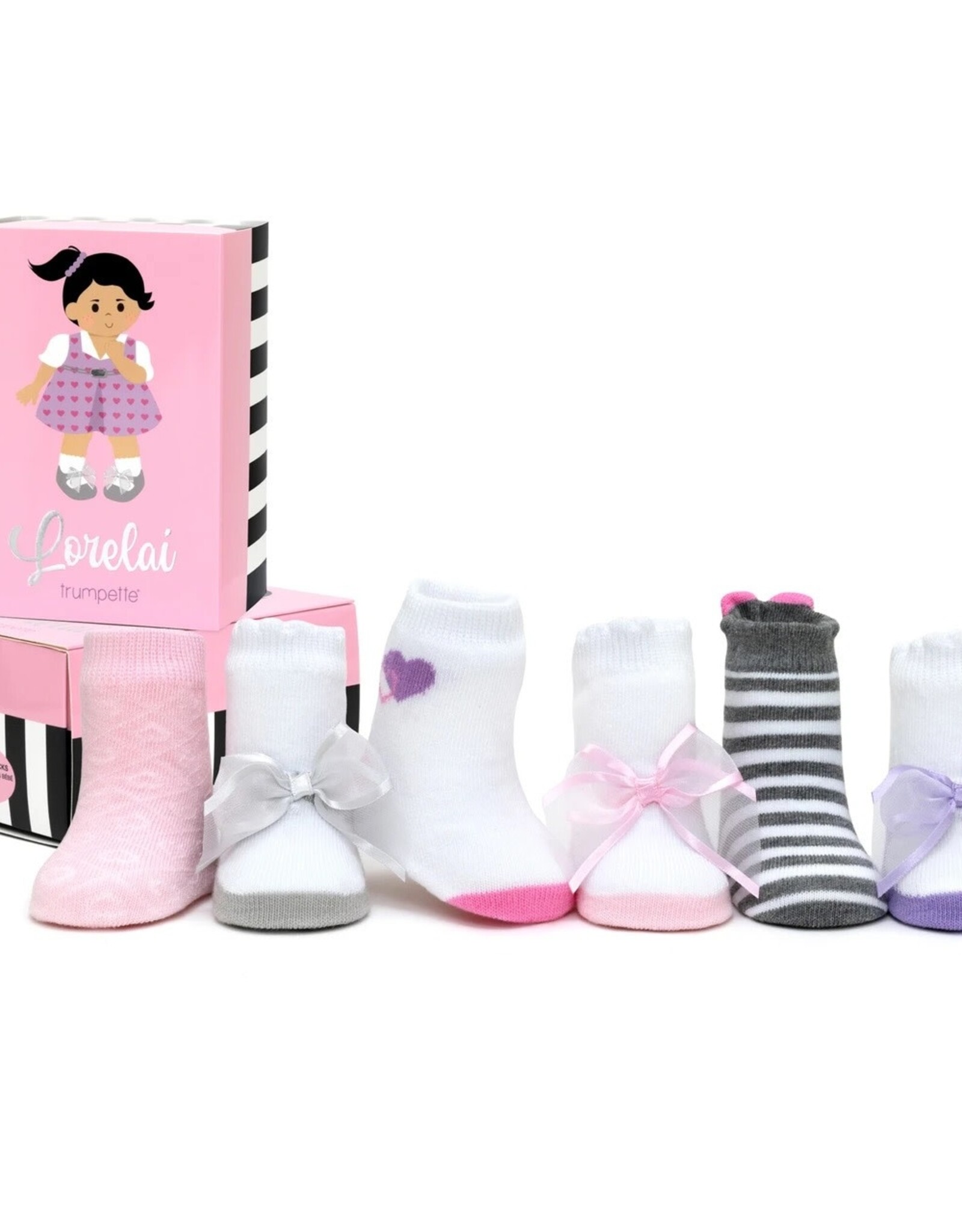 Trumpette Lorelai 6pack Infant Socks