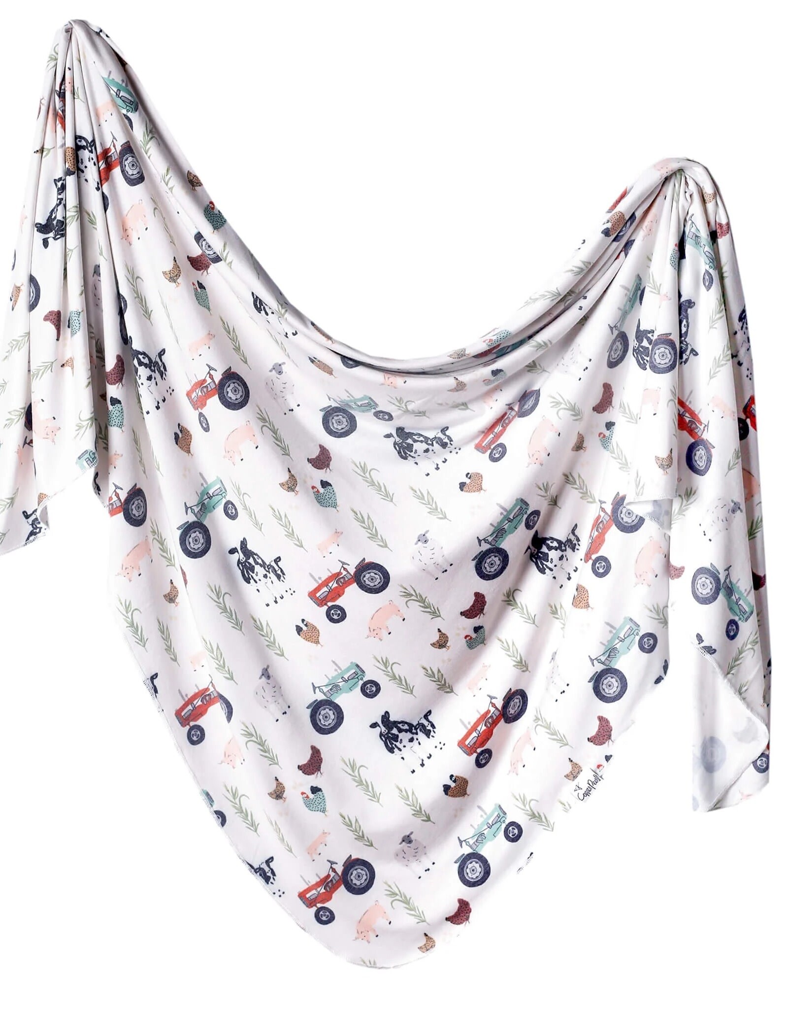Copper Pearl Jo Knit Swaddle Blanket