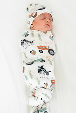 Copper Pearl Jo Knit Swaddle Blanket