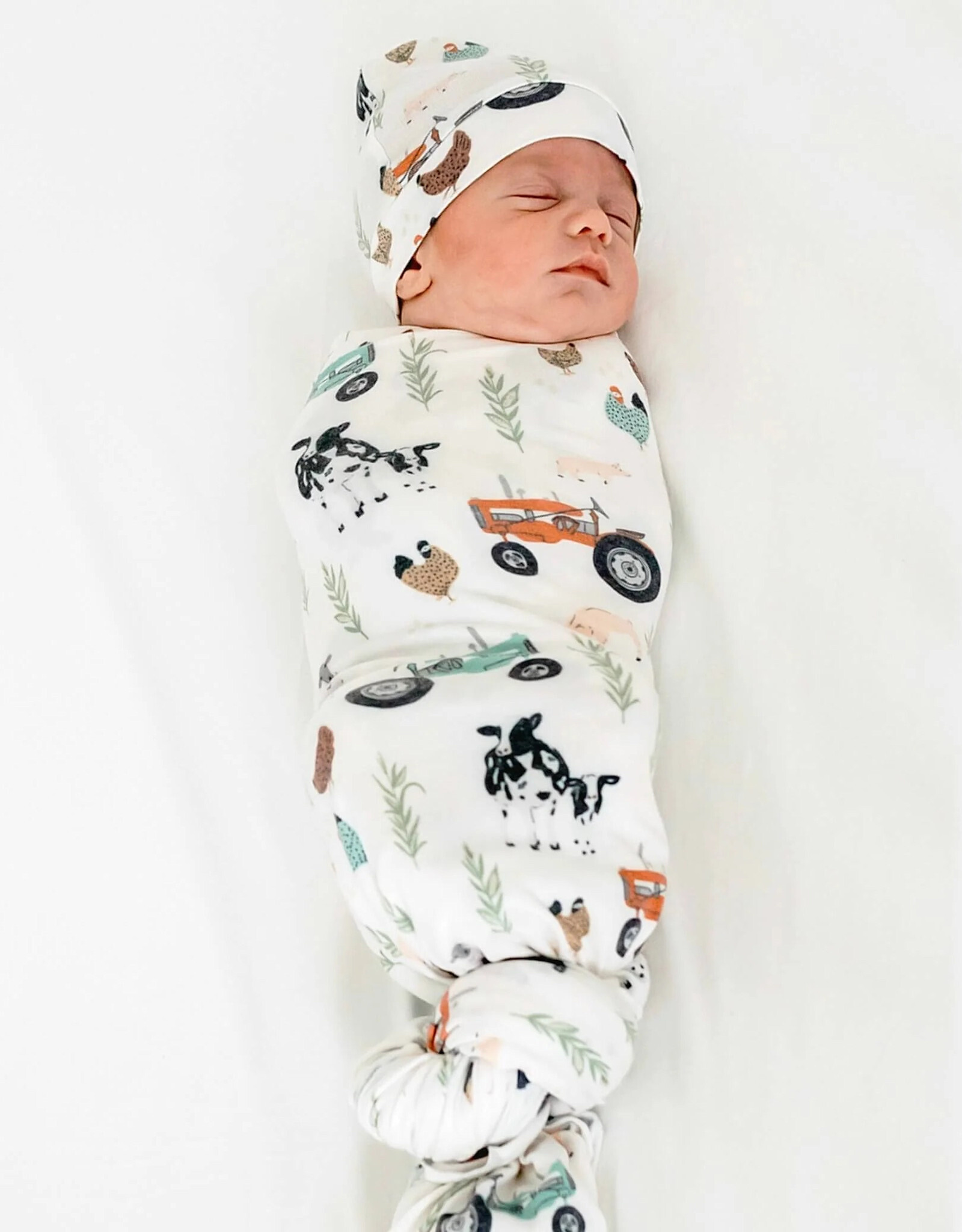 Copper Pearl Jo Knit Swaddle Blanket