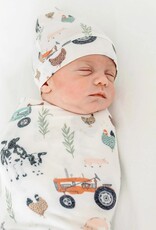 Copper Pearl Jo Knit Swaddle Blanket