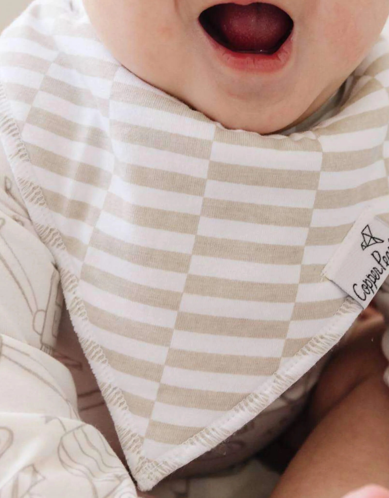 Copper Pearl Gage Banadana Bibs