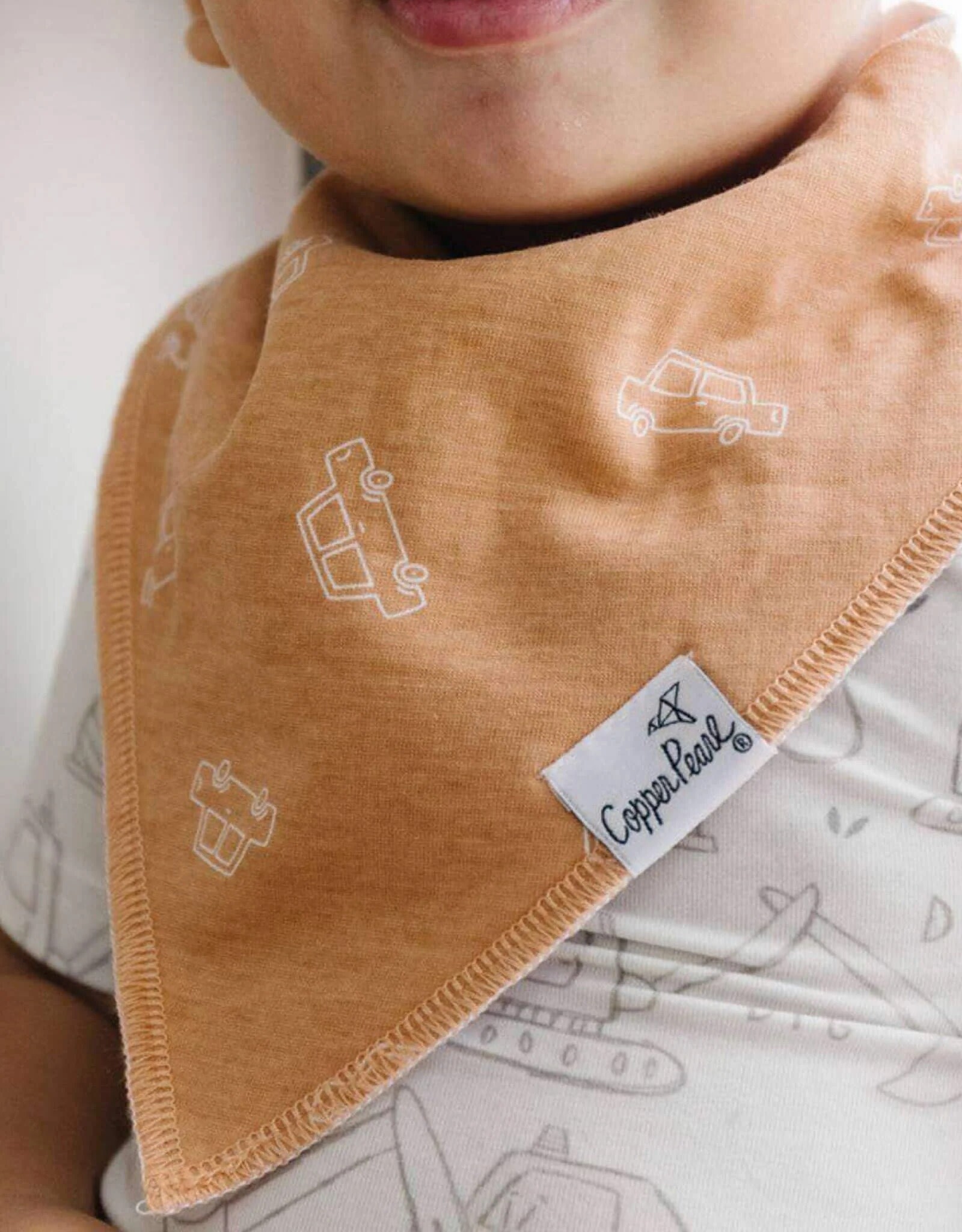 Copper Pearl Gage Banadana Bibs