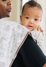 Copper Pearl Gage Burp Cloths