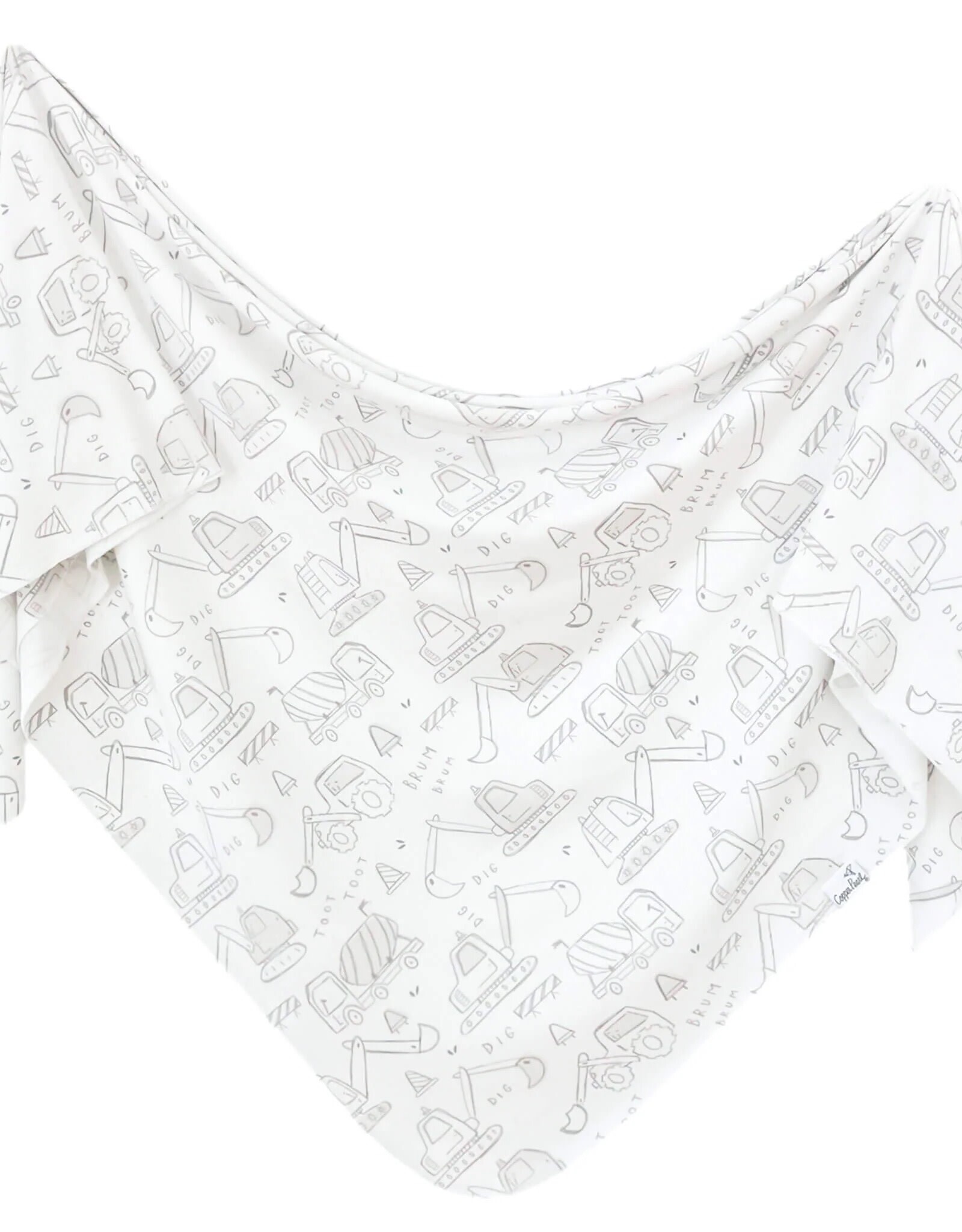 Copper Pearl Knit Swaddle Blanket-Gage