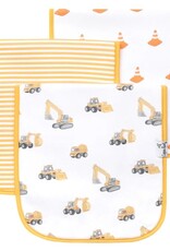 Copper Pearl Dozer Burp Cloth Set