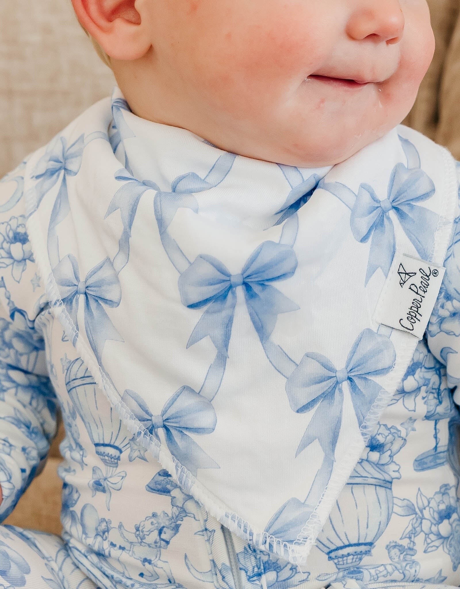 Copper Pearl Vintage Carnival Bib Set