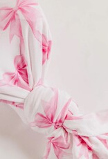 Copper Pearl Bow My Gosh Bamboo Swaddle