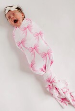 Copper Pearl Bow My Gosh Bamboo Swaddle