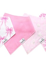 Copper Pearl Bow My Gosh Bandana Bib Set