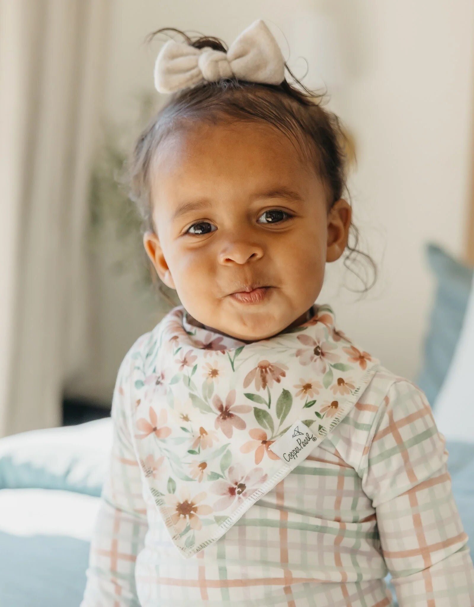 Copper Pearl Natalie Bandana Bibs