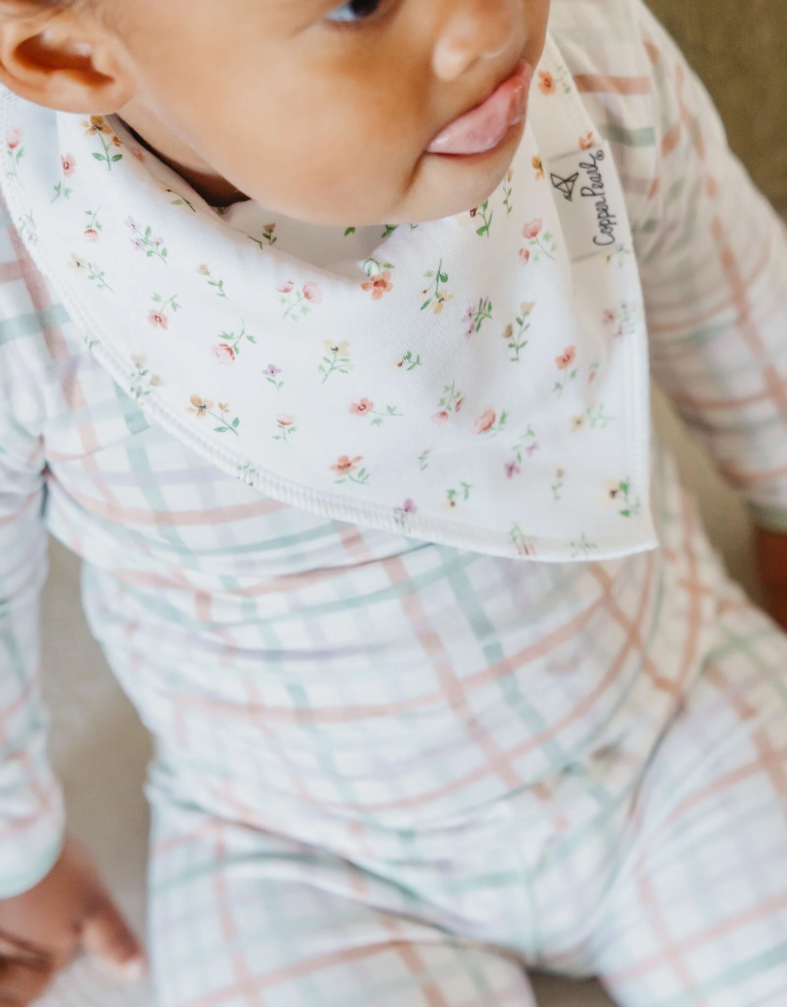 Copper Pearl Natalie Bandana Bibs