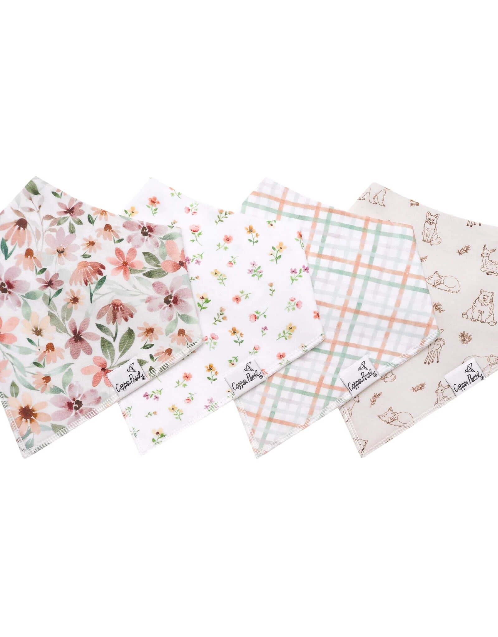 Copper Pearl Natalie Bandana Bibs