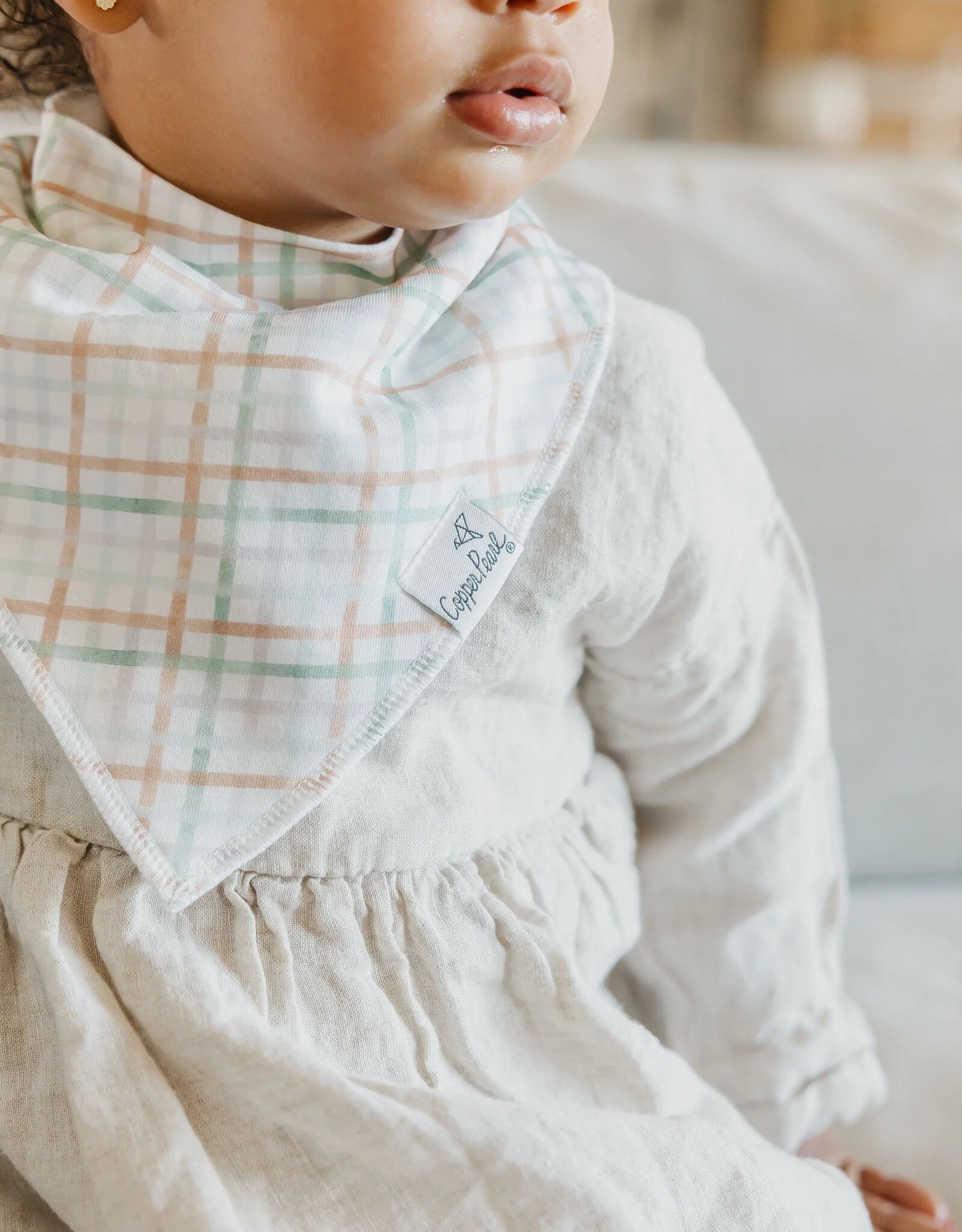 Copper Pearl Natalie Bandana Bibs