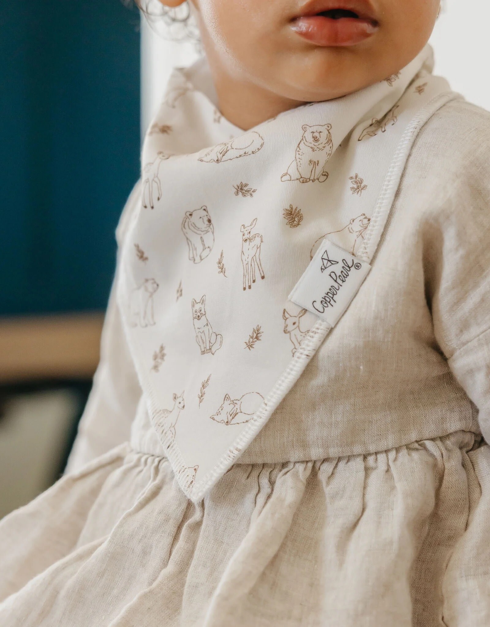 Copper Pearl Natalie Bandana Bibs