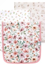Copper Pearl Natalie Burp Cloths