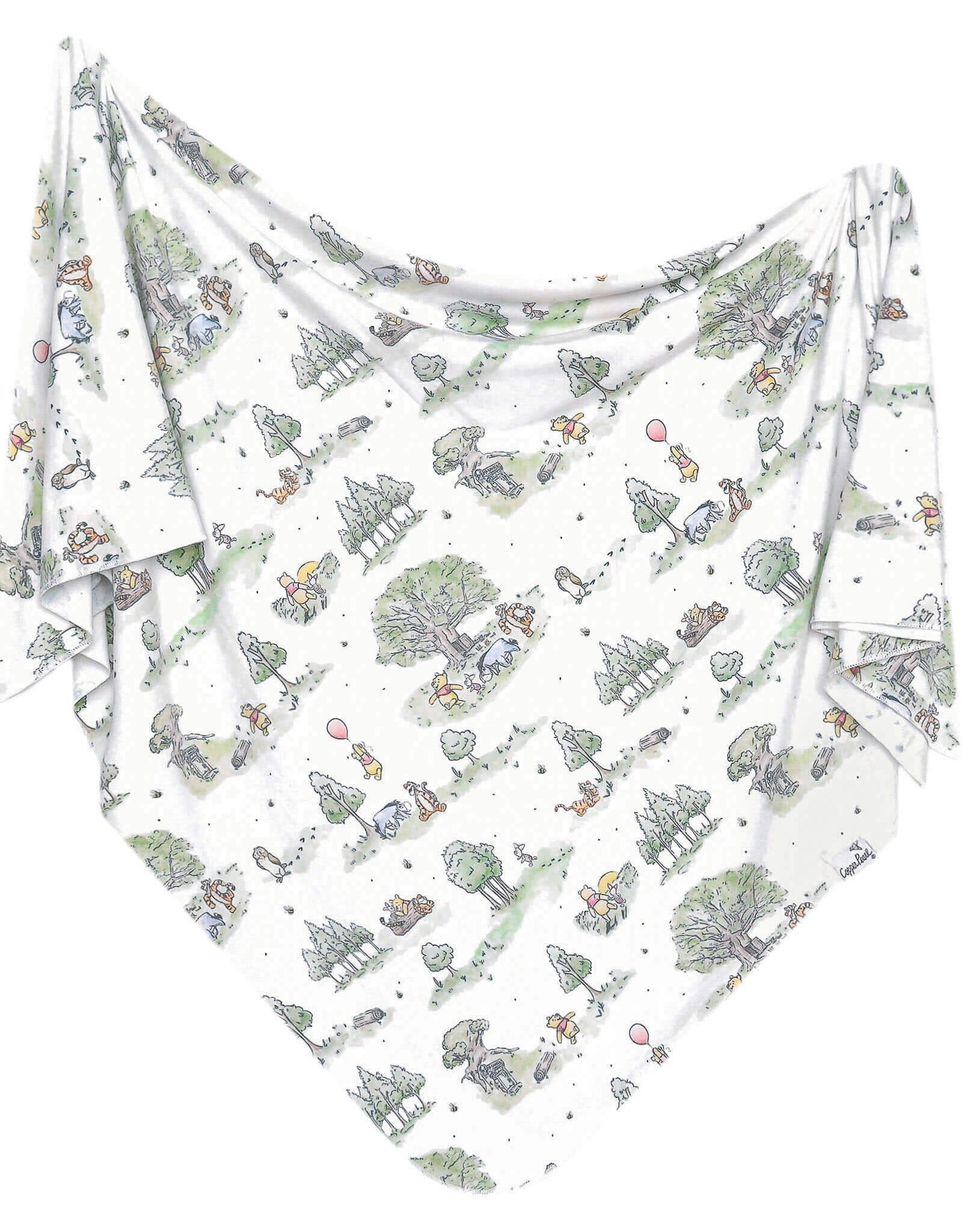 Copper Pearl Hundred Acre Woods Knit Swaddle Blanket