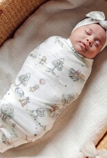 Copper Pearl Hundred Acre Woods Knit Swaddle Blanket
