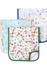 Copper Pearl Christmas Classics Burp Cloths