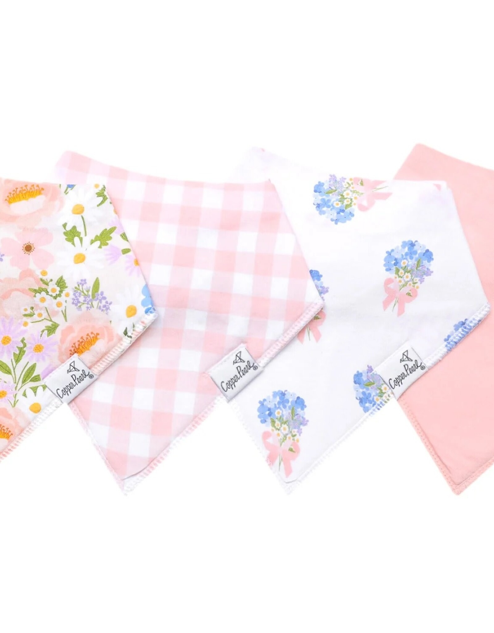 Copper Pearl Penelope Bandana Bib Set