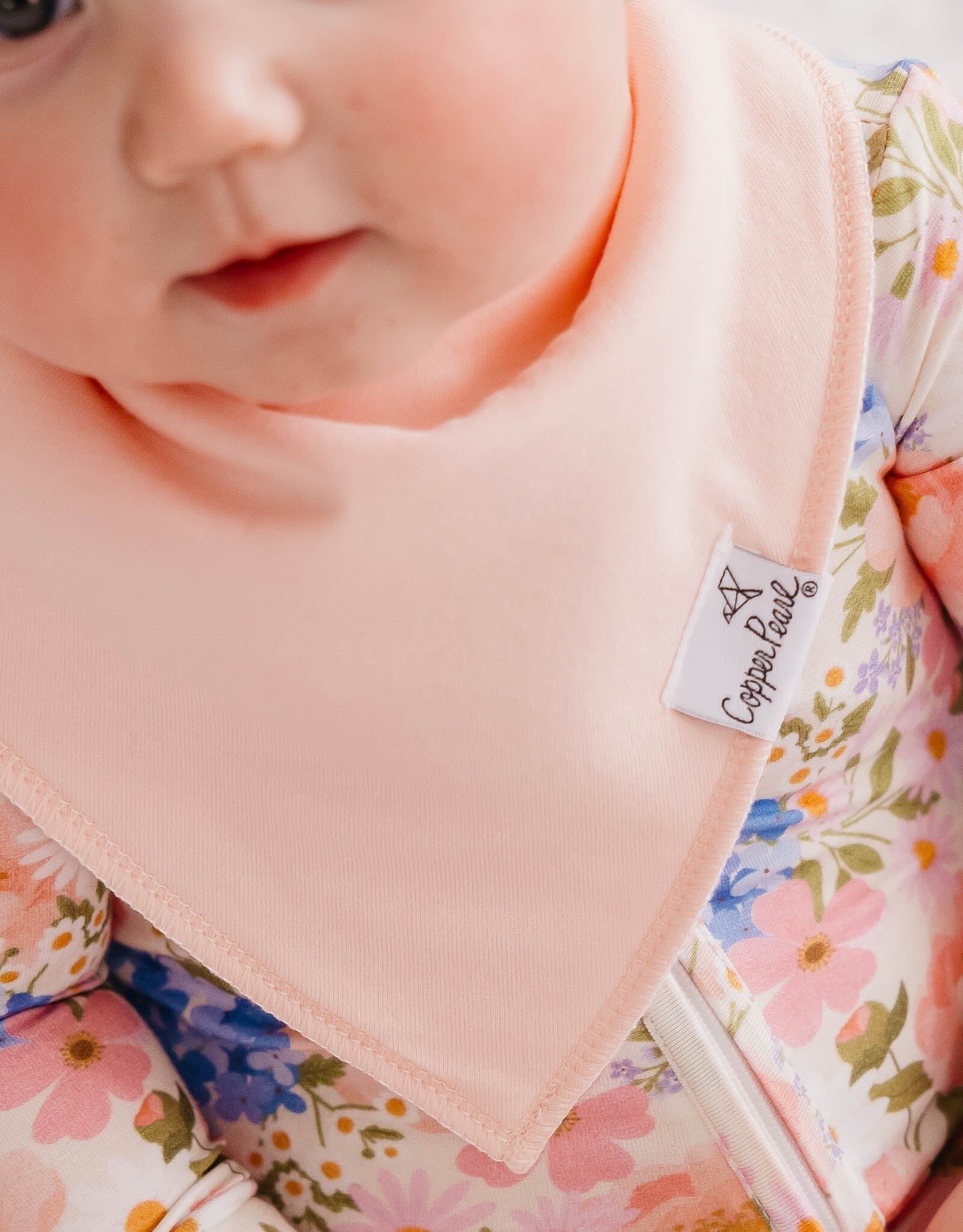 Copper Pearl Penelope Bandana Bib Set