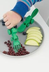 Constructive Eating Blue Tractor Utensils