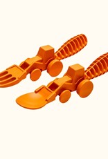 Constructive Eating Orange Tractor Set