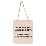 Indaba Beach Body Sign