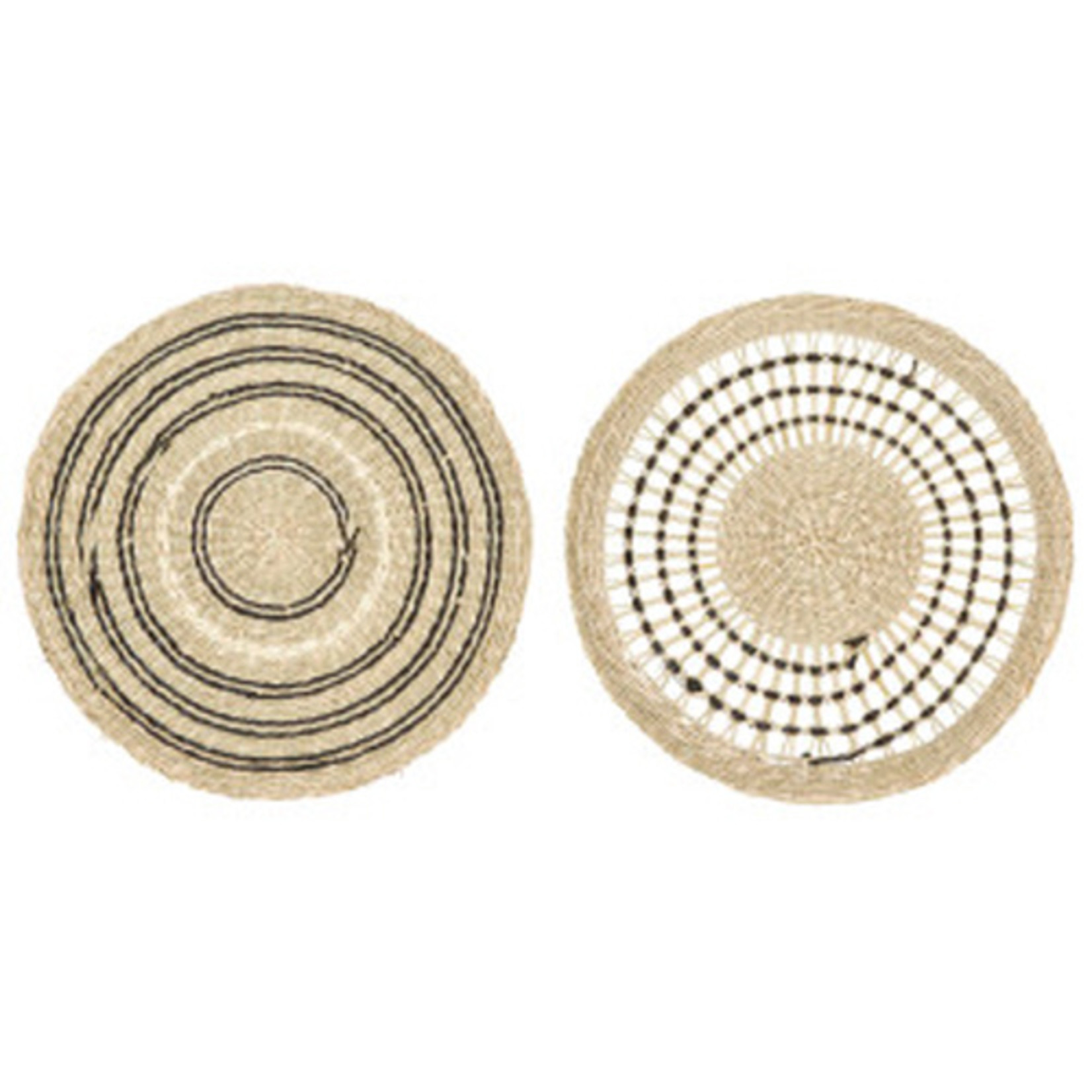 Creative Coop Round Hand-woven Seagrass Placemat