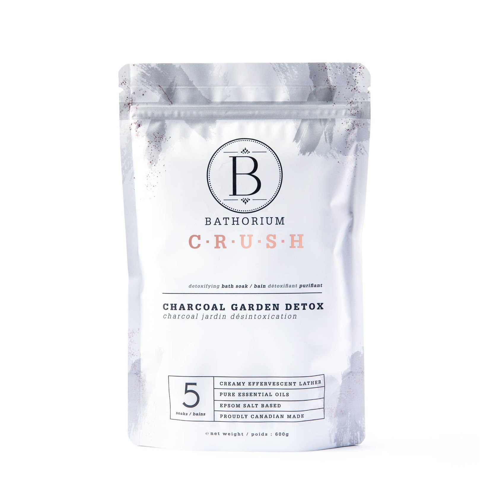 Bathorium Crush Charcoal Garden Detox Bath Soak