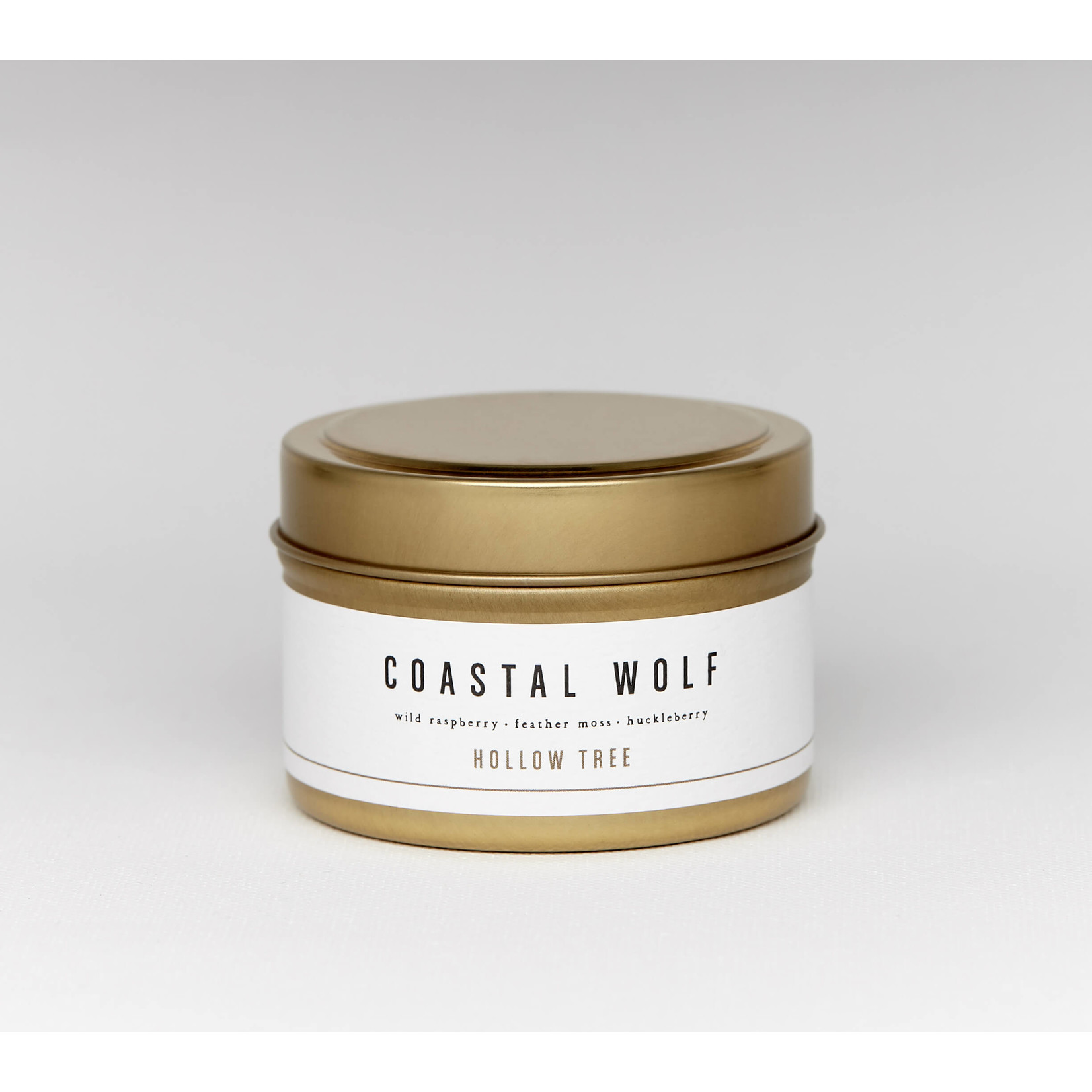 Hollow Tree Coastal Wolf Travel Candle - 4oz