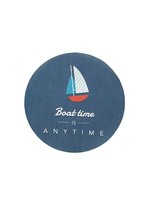 Harman "Boat Time is Anytime" Paper Coaster with Tin