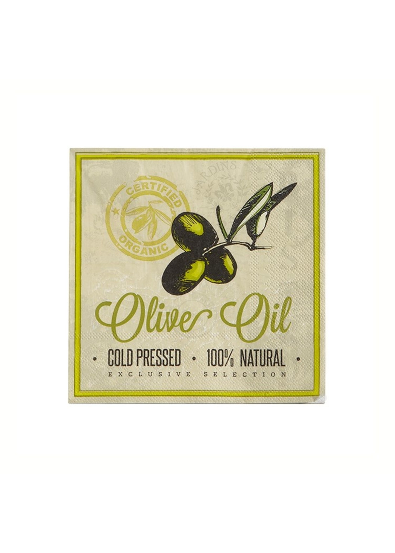Harman Olive Oil Paper Luncheon Napkin