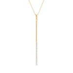 Lolo Jewellery Pin Drop Pendant - Gold