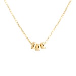 Lolo Jewellery Trio 6mm Rondell - Gold