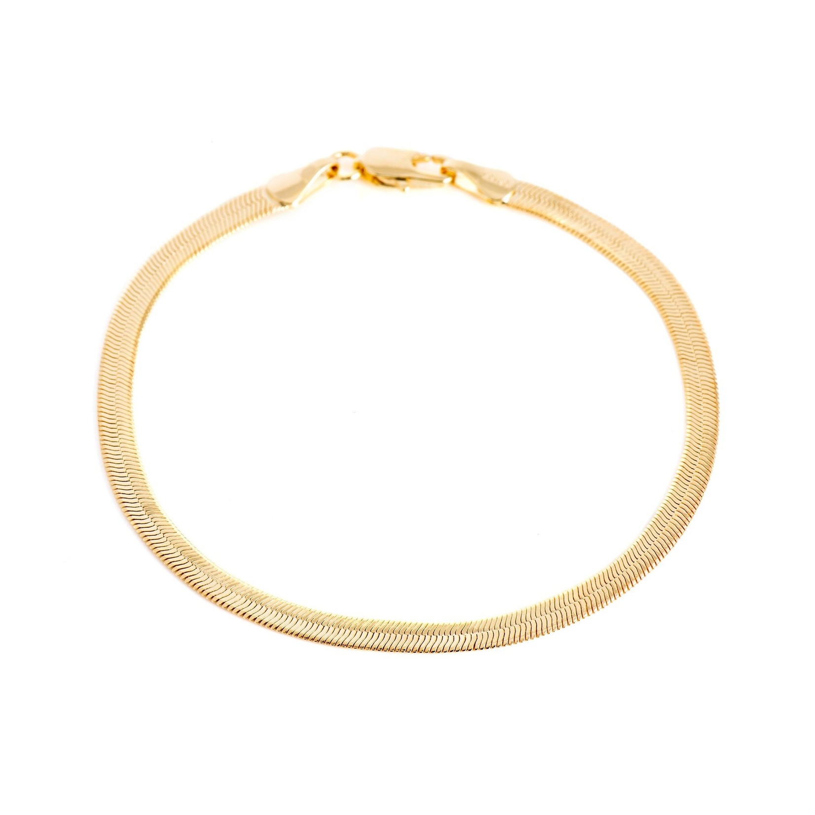 Lolo Jewellery Herringbone Bracelet - Gold