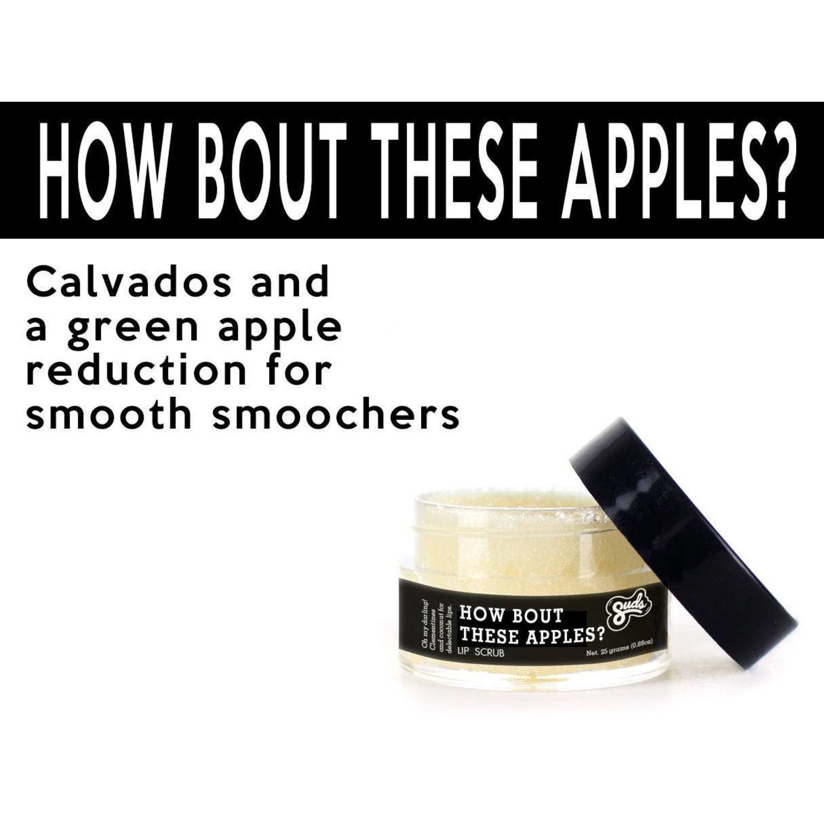 Sudsatorium How Bout These Apples Lip Scrub