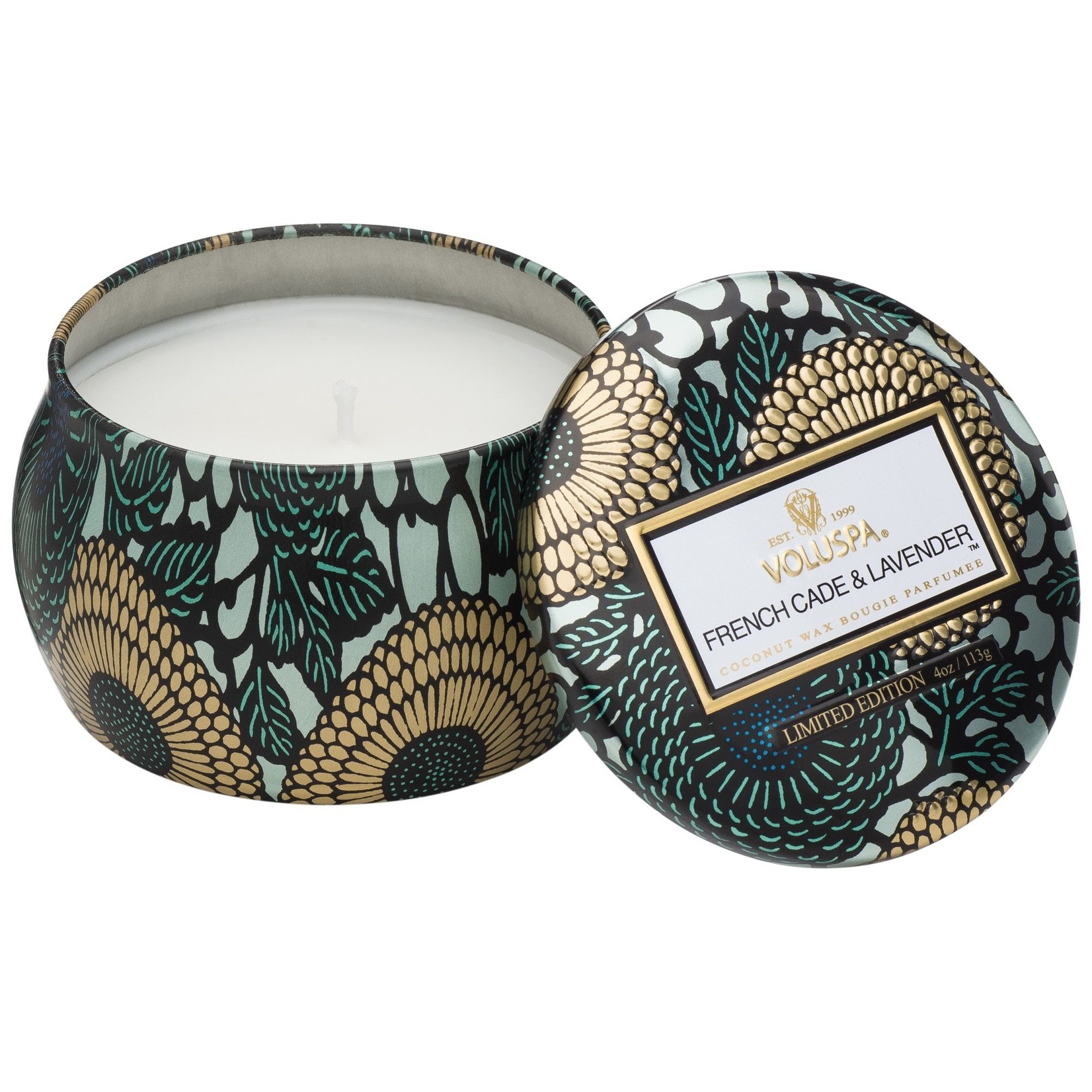 Voluspa French Cade & Lavender Mini Tin Candle