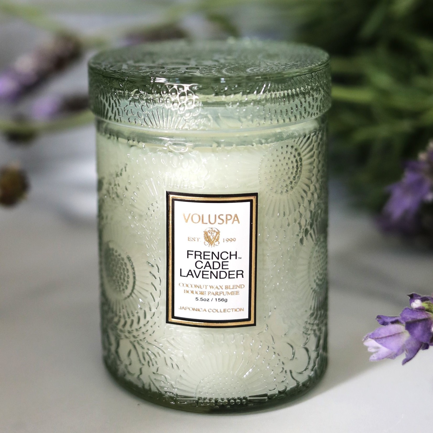 Voluspa French Cade & Lavender Small Jar Candle