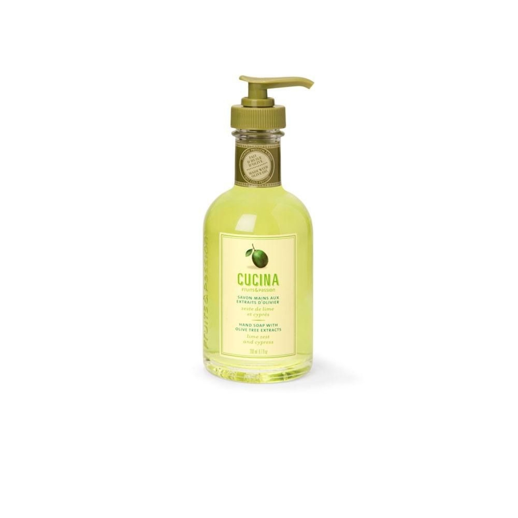 Cucina Hand Soap with Olive Oil - Lime Zest and Cypress