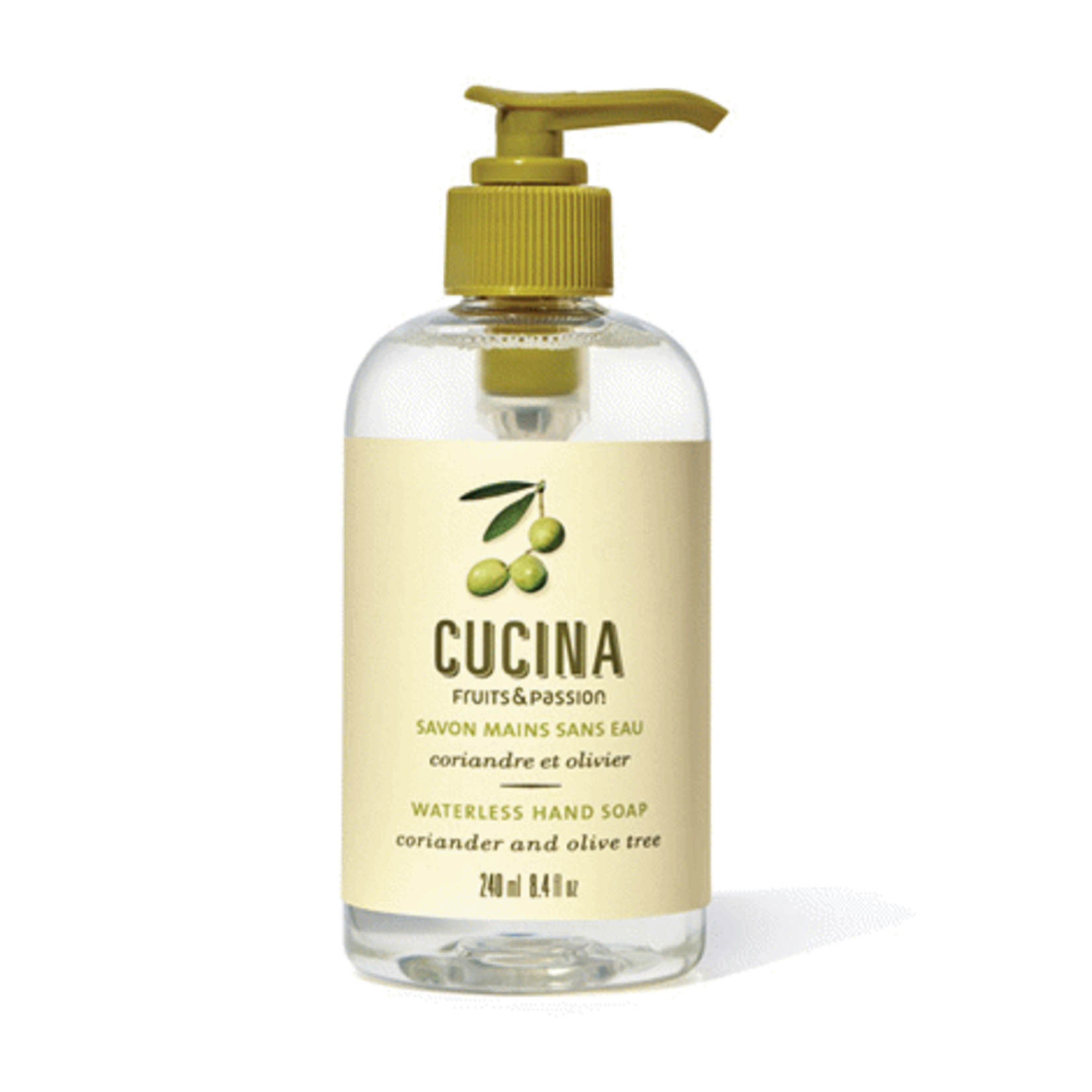 Cucina Waterless Hand Soap - Coriander and Olive Tree