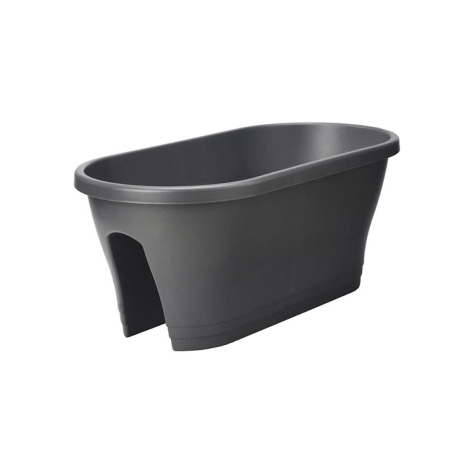 Elho Corsica Balcony Planter 60cm Grey