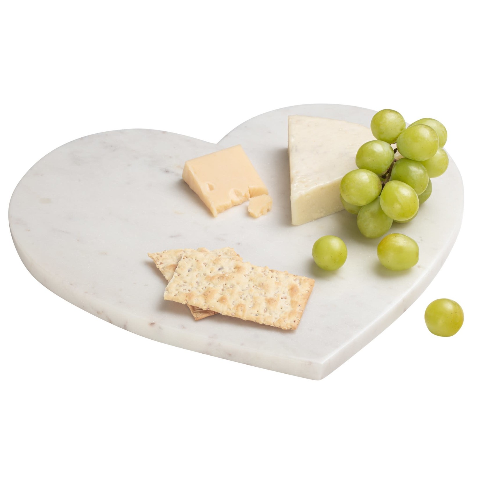 Torre & Tagus Marble Heart 12" Cheese Serving Board