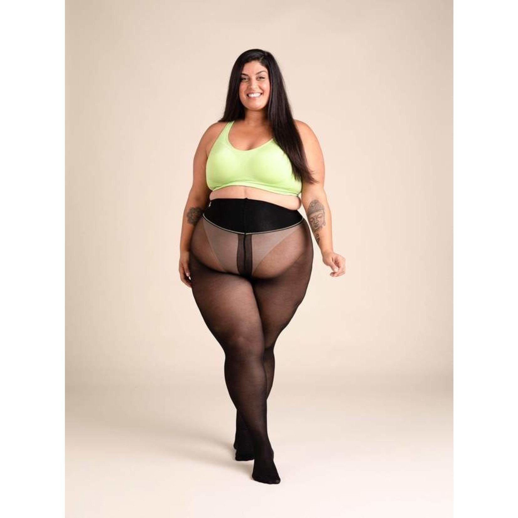 SHEERTEX CLASSIC SHEER TIGHTS BLACK - Head Over Heels